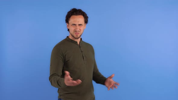 Man in Khaki Colored Shirt