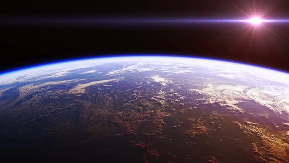 Beautiful View Of Planet Earth From Space alt