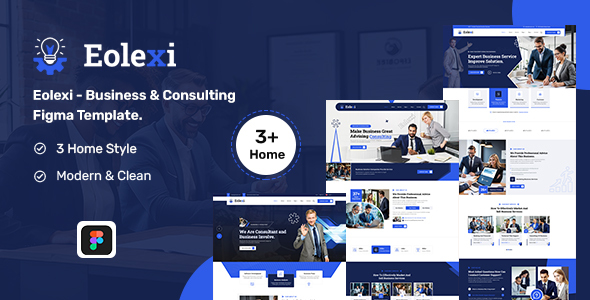 Eolexi – Business & Consulting Figma Template – 0 Sold!