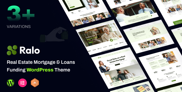 Ralo – Mortgage & Home Loans WordPress Theme – 0 Sold!