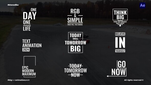 Big Text Animation alt