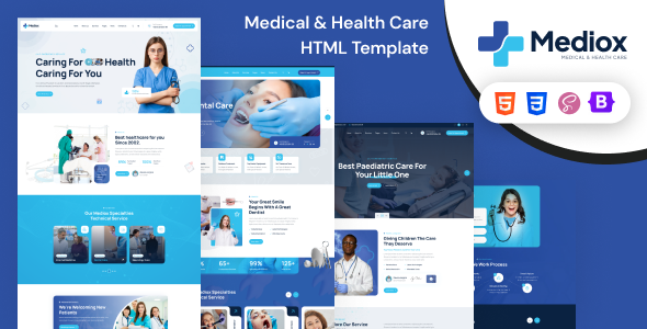 Mediox – Medical & Healthcare HTML Template – 0 Sold!