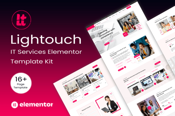 Lightouch - IT Solutions Elementor Template kit