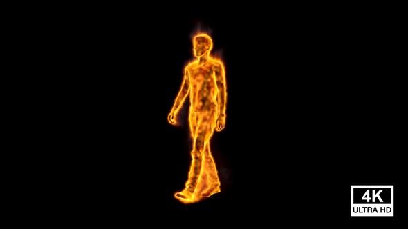 Fire Man Walking V3 alt