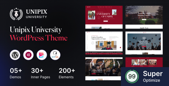 Unipix – University Education WordPress Theme