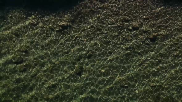 Full frame aerial of the Colorado River.