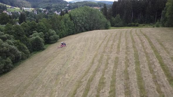 Tractor 02 in summer meadow