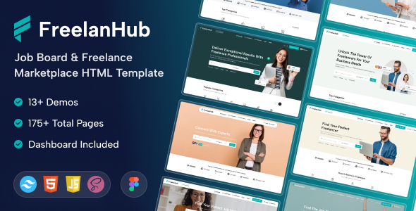 FreelanHub - Job Board & Freelance Marketplace HTML Template