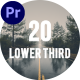 20 Lower Thirds - VideoHive Item for Sale