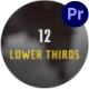 12 Lower Thirds - VideoHive Item for Sale