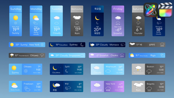 Weather Bars for FCPX alt