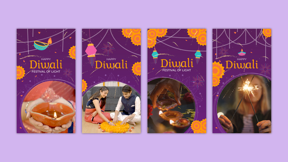 Happy Diwali Festival Instagram Stories