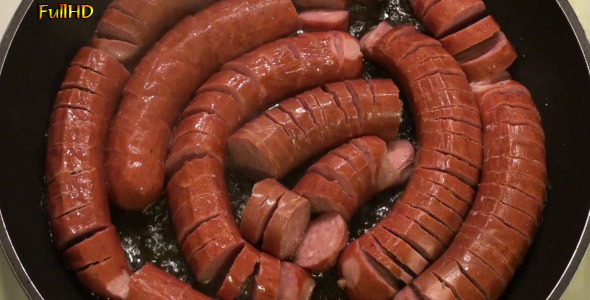 Frying Sausages in the Pan