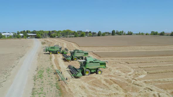 Harvests Machines at kibbutz Alumim, Sdot Negev, Israel