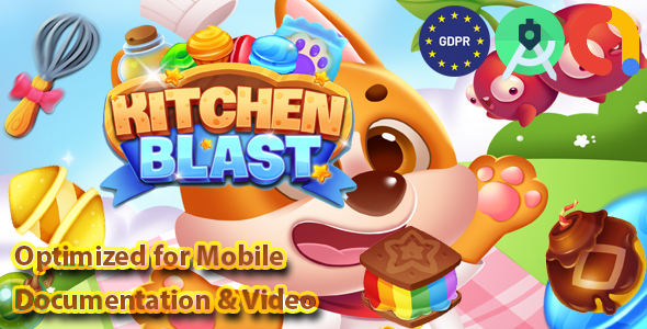 KITCHEN BLAST (Admob + GDPR + Android Studio)