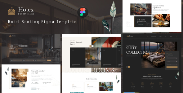 Hotex -Hotel Booking Figma Template – 0 Sold!