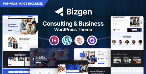 Bizgen – Business Consulting WordPress Theme – 0 Sold!