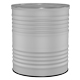 Realistic 3D Corrugated Tin Milk Can Model - 3DOcean Item for Sale