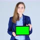 Business Woman Shows Tablet 2 - VideoHive Item for Sale