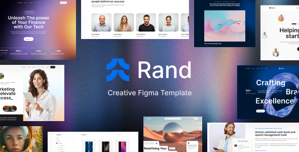 Rand – Creative Multipurpose Figma Template – 0 Sold!