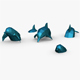 dolphins - 3DOcean Item for Sale