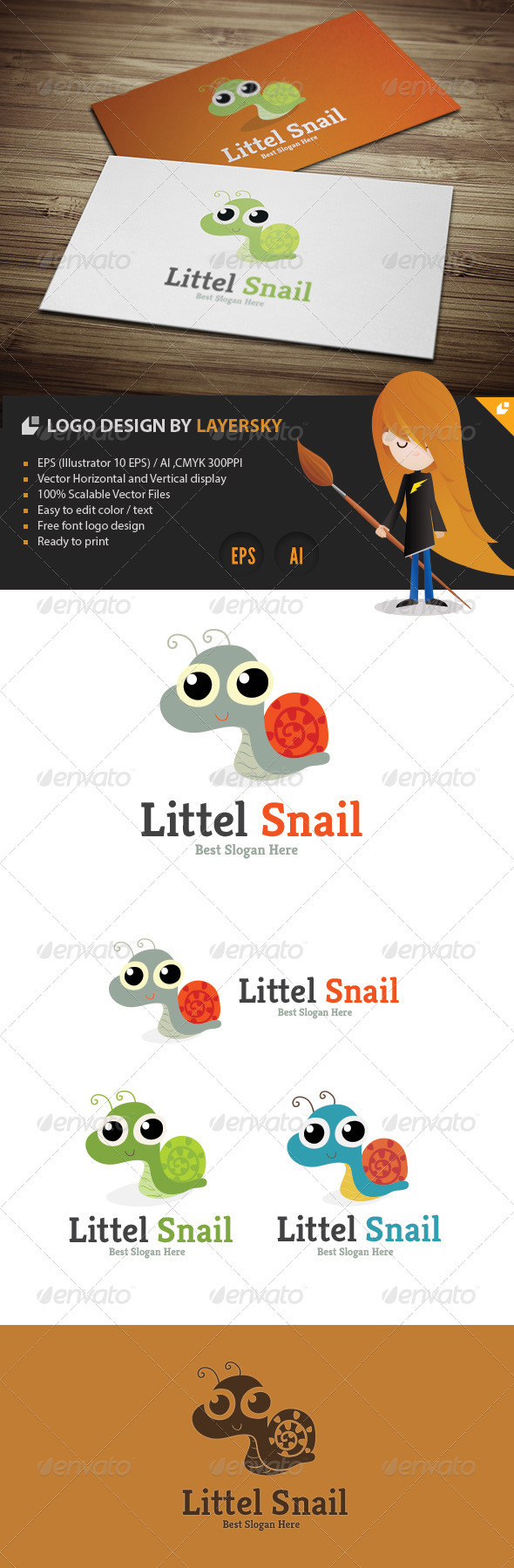 Little Snail Logo