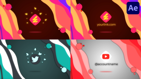 Abstract Logo Reveal for After Effects alt
