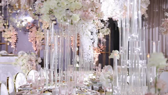 Exquisite Festive Table In Restaurant