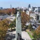 Monument Heroes of Iquique, Square Part Plaza (Santiago, Chile) aerial view - VideoHive Item for Sale