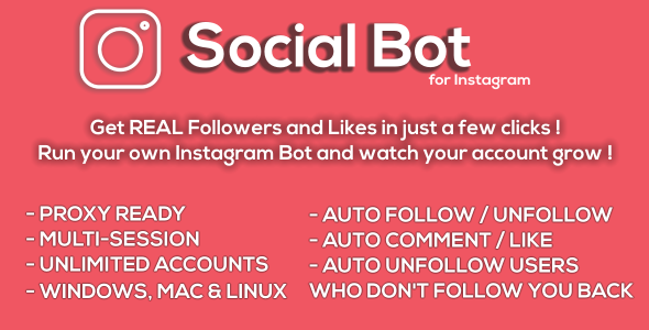 Social Bot - Instagram Automation Bot