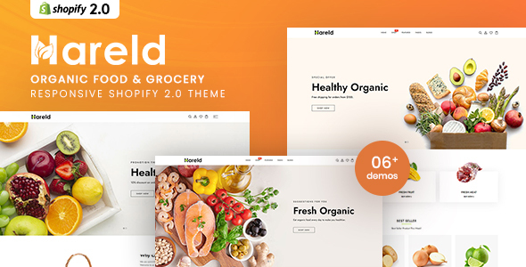 Hareld - Organic Food & Grocery Shopify 2.0 Theme