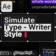 Typewriter Text Effect: Text Box, Word Highlight, Custom Cursor, With FX Panel on a Single Layer - VideoHive Item for Sale