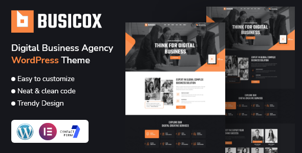 Busicox – Digital Agency WordPress Theme – 0 Sold!