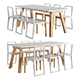 STANDARD Table and SKIN Chair Dining Set by Branca Lisboa - 3DOcean Item for Sale