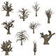 10 Game Ready Dead Tree Collection - 3DOcean Item for Sale