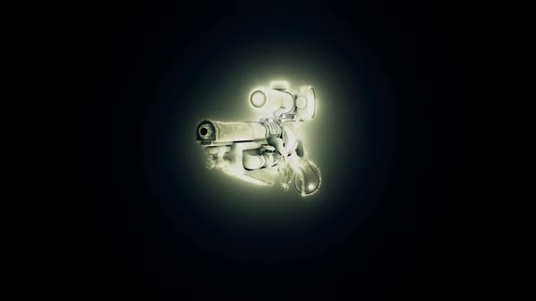 Steampunk Gun Hologram Hd