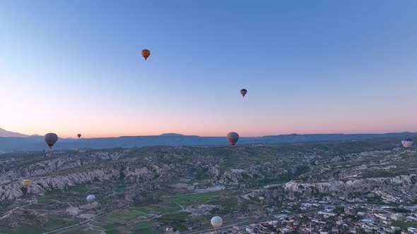 The Cappadocia region of Turkey is the most popular location in the world for hot air ballooning.