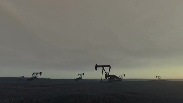 Oil Pump Jacks - Oil Crisis