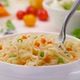 Instant Noodles Served with Carrot and Green Onion ProRes Uncompressed - VideoHive Item for Sale