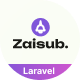 Zaisub - Subscription & Billing Management Laravel Script. - CodeCanyon Item for Sale