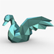 swan low poly - 3DOcean Item for Sale