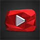 Youtube Diamond Play Button - 3DOcean Item for Sale