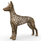 pharaoh hound voronoi style - 3DOcean Item for Sale
