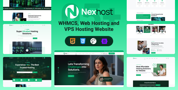 Nexhost – WHMCS, Web Hosting and VPS Hosting HTML Template – 0 Sold!