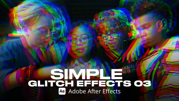 Simple Glitch Effect 03 Ae alt