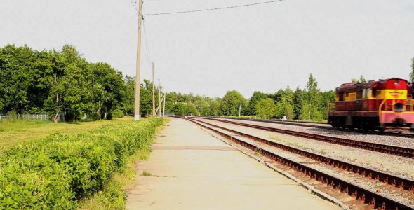 Locomotive Passing by