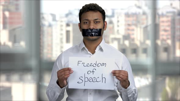 Freedom of Speech and Censorship Concept