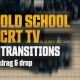 Retro CRT TV Transitions: Old-School CRT TV Vibes with Vintage Borders - VideoHive Item for Sale
