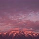 Timelapse of colorful clouds over snow capped mountain in Utah - VideoHive Item for Sale