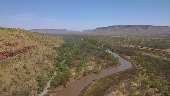 King River Wyndham Western Australia 4K Aerial Drone